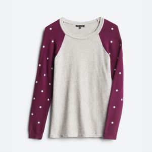 Pink Clover Jayden Conversational Sleeve Pullover Size M